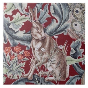 Forest Rabbit, William Morris Ceramic Tile