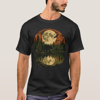 Forest Retro Nature Wildlife Outdoor Hiking  T-Shirt