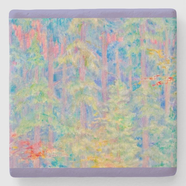 Forest Reverie Stone Coaster (Front)