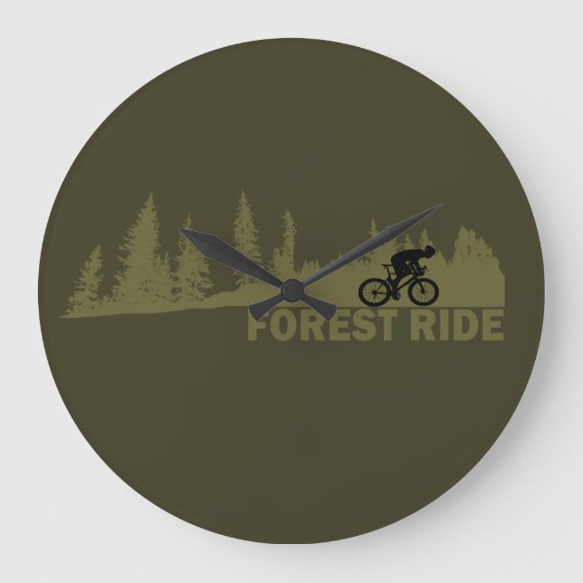 Forest ride large clock (Front)