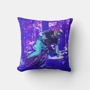 Forest Rider - BMX Racer Cushion