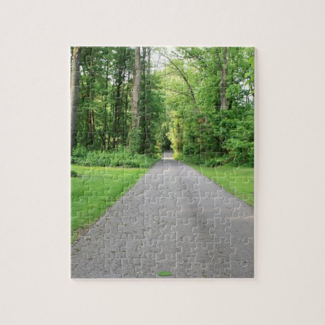 Forest Road Jigsaw Puzzle (Vertical)