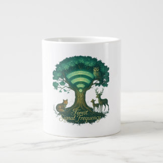 Forest Signal Frequency Mug – Nature WiFi Art