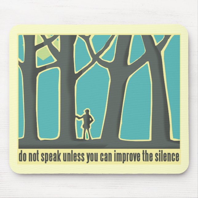 Forest Silence Mouse Pad (Front)