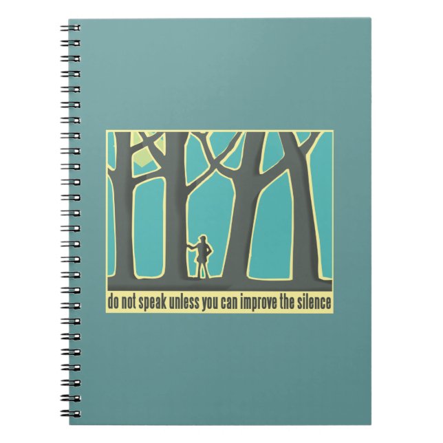 Forest Silence Notebook (Front)
