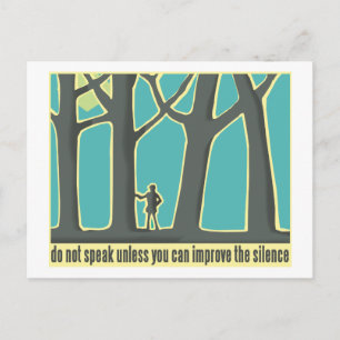 Forest Silence Postcard
