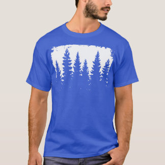 Forest Silhouette Illustration T-Shirt