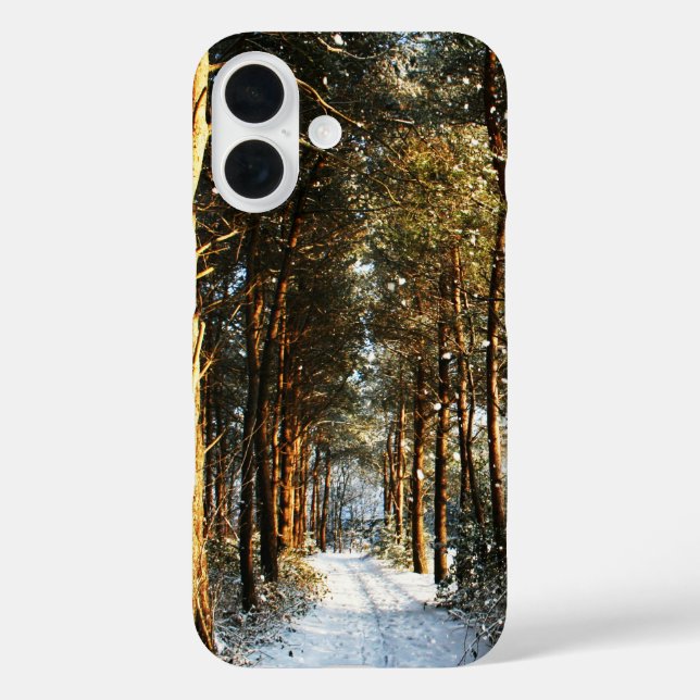 Forest Snow Scene iphcnm Case-Mate iPhone Case (Back)