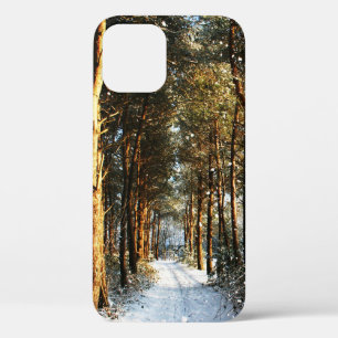 Forest Snow Scene iphcnm iPhone 12 Case
