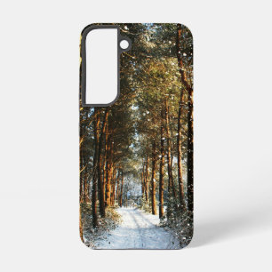 Forest Snow Scene sgcnm Samsung Galaxy Case