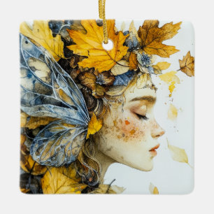Forest Spirit Ceramic Ornament