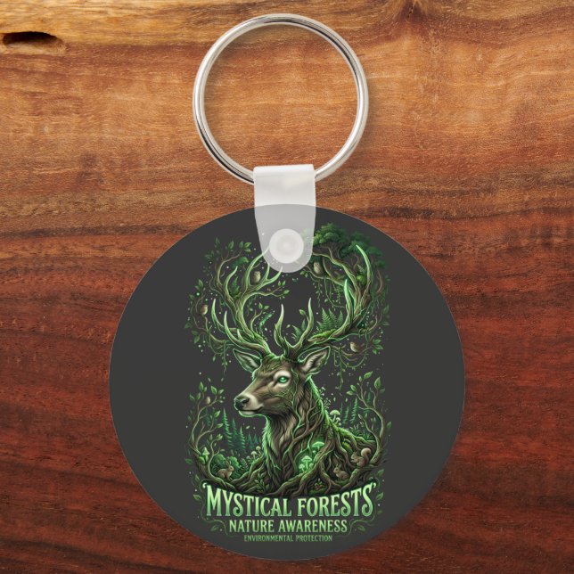 Forest Spirit Key Ring (Front)