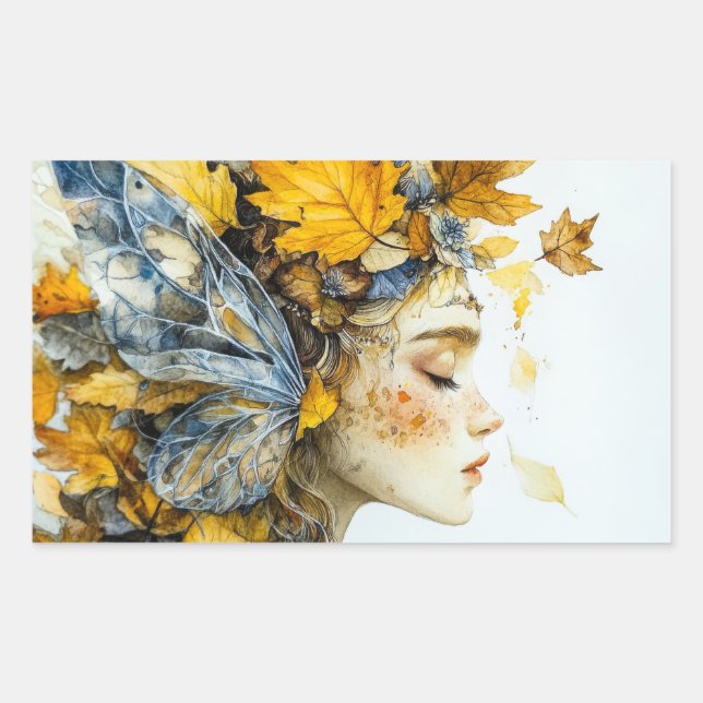 Forest Spirit Rectangular Sticker (Front)