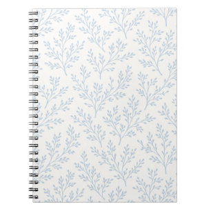 Forest Sprigs Dusty Blue - Neutral Notebook