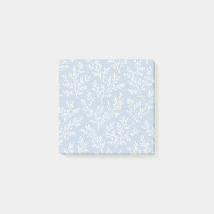 Forest Sprigs Neutral - Dusty Blue Post-it Notes