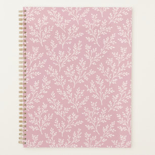 Forest Sprigs Neutral - Muted Rose Planner