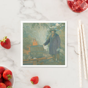 Forest Still Moonshiners White Lightning Liquor Napkin
