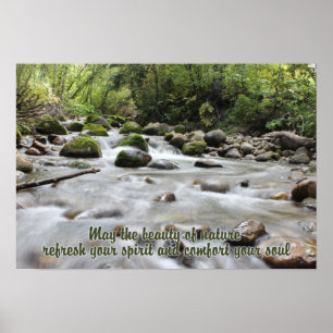 Forest Stream inspirational poster