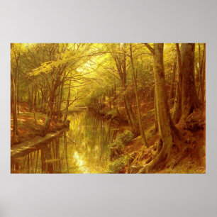 Forest Stream Poster