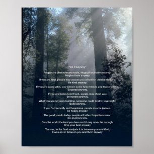 Forest & Sun Do It Anyway Poster