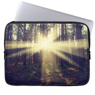 Forest Sunbeams Laptop Sleeve