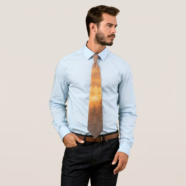 Forest Sunlight – Full Landscape Nature Tie (In Situ)