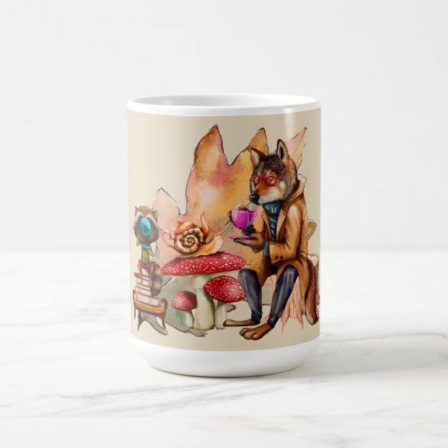 Forest Tea Party Coffee Mug (Center)