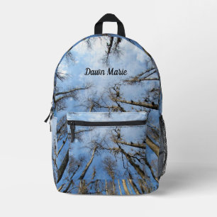 Forest Through The Trees Personalized  Printed Backpack