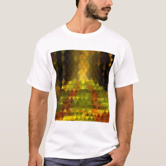 Forest Track Triangles Abstract Pattern  Active T- T-Shirt