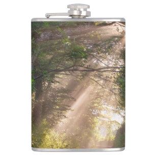 Forest trail hip flask