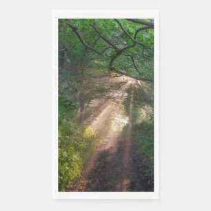 Forest trail napkin