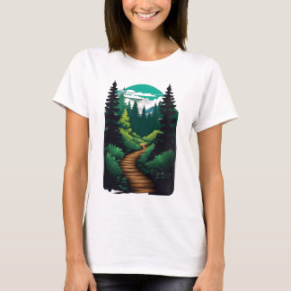 Forest Trails – Serene Nature T-Shirt