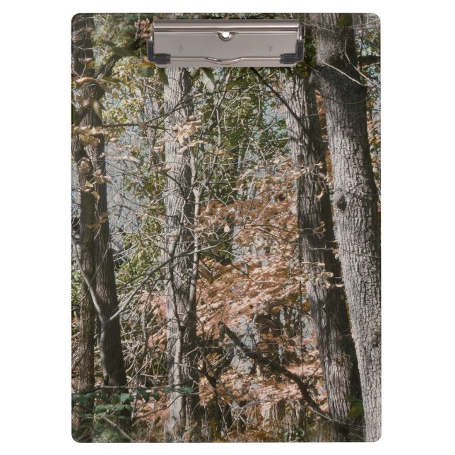 Forest Tree Camo Camouflage Nature Hunting/Fishing Clipboard (Front)