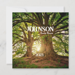 Forest Tree Family Reunion Invitation