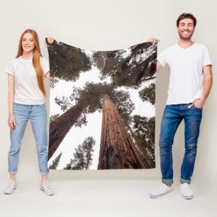 forest, tree fleece blanket