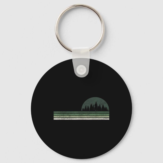 Forest Tree Natural Trees Environmental Protection Key Ring (Front)