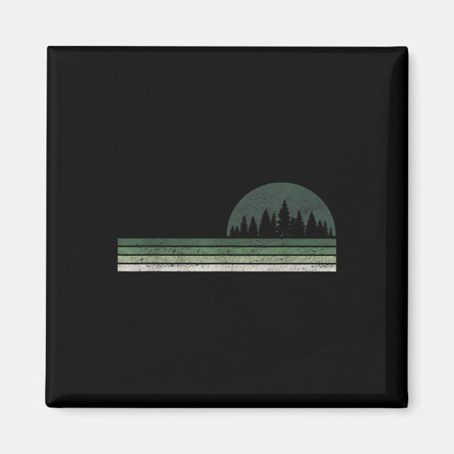 Forest Tree Natural Trees Environmental Protection Magnet (Front)