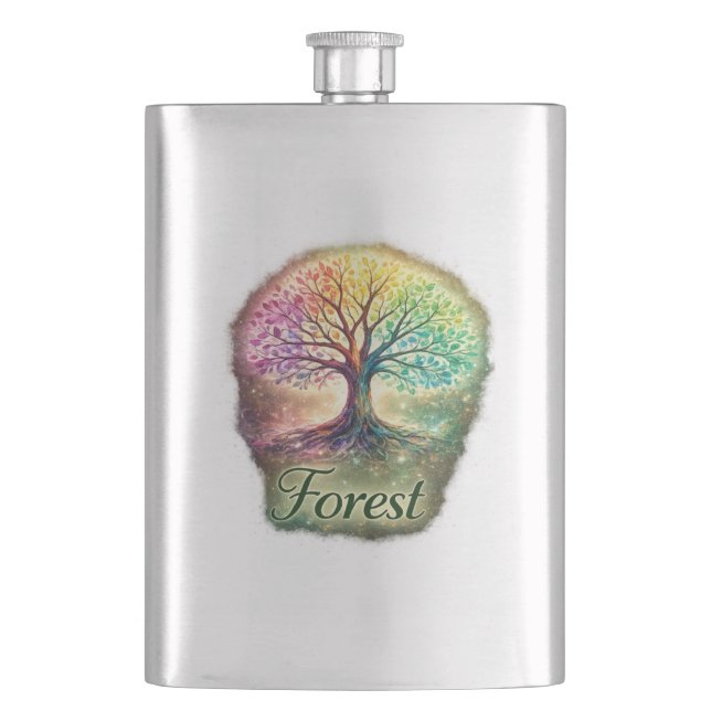 Forest Tree of Life Flask (Front)
