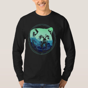 Forest Trees Brown Bear Nature Wildlife Animal Be T-Shirt
