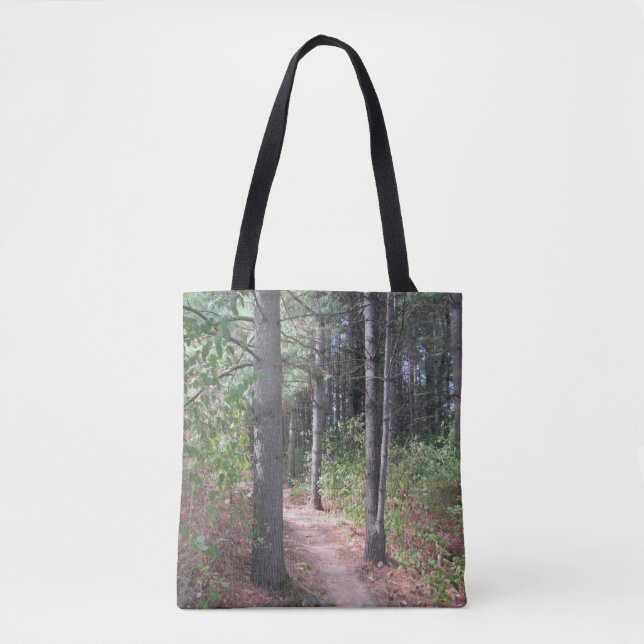 Forest Trees Double Sided Tote Bag (Front)
