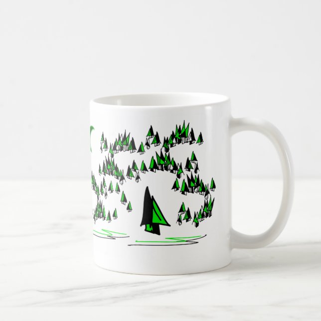 forest trees mug (Right)