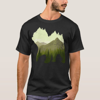 Forest Trees Outdoors Nature Animal Wildlife Mount T-Shirt