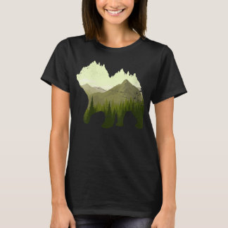 Forest Trees Outdoors Nature Animal Wildlife Mount T-Shirt
