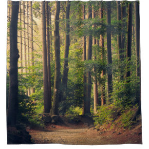 FOREST TREES SHOWER CURTAIN
