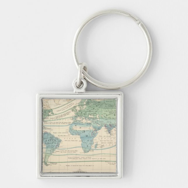 Forest Trees, Useful Plants, and Minerals Key Ring (Front)
