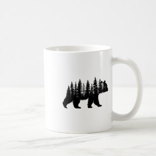 Forest Trees Wildlife Animal Retro Outdoor Nature Coffee Mug