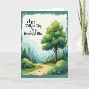 Forest Vista Fathers Day Card