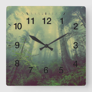 Forest Wall Clock