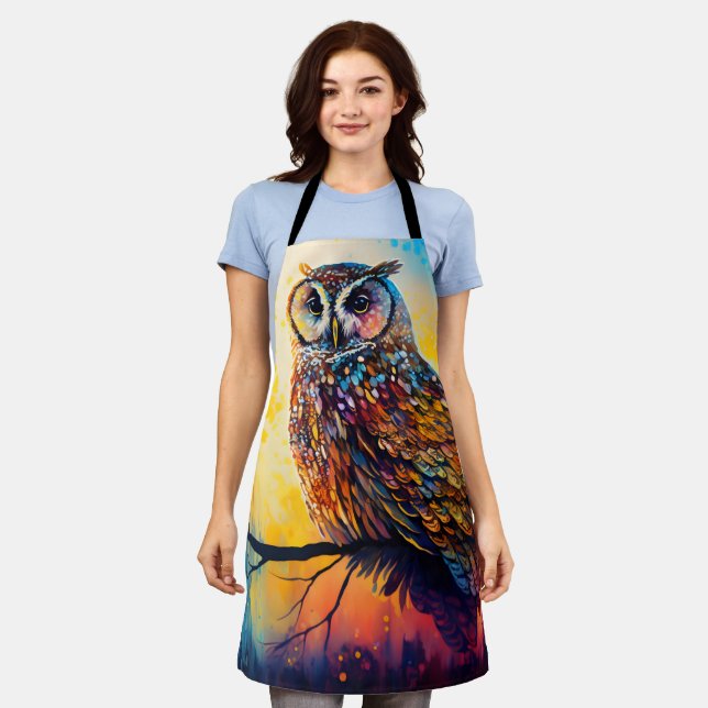 Forest Watchers, forest dwellers, owl Apron (Worn)