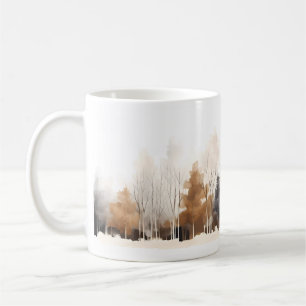 Forest Water Colour Style Coffee Mug